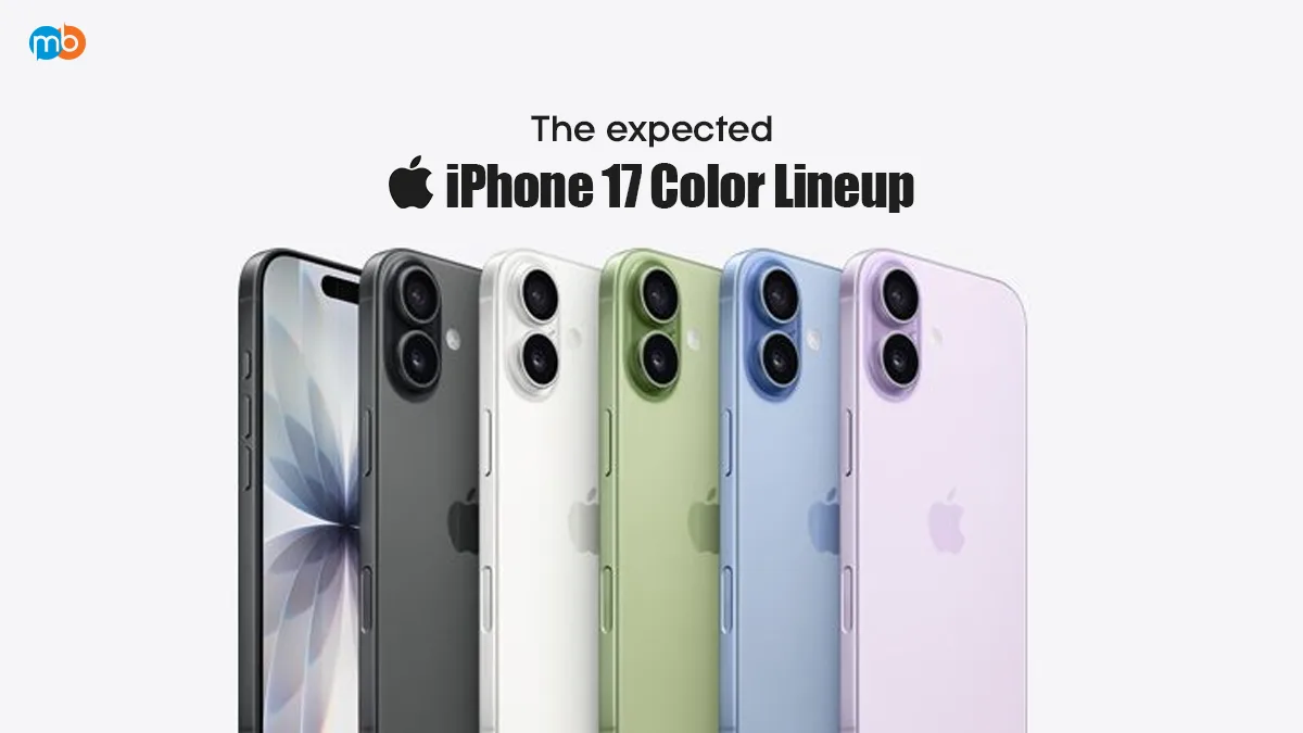 The Expected iPhone 17 Color Line up