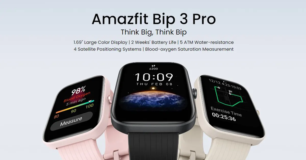 Amazfit BIP 3 Pro Smartwatch