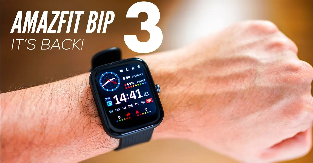 Amazfit Bip 3 Smart Watch