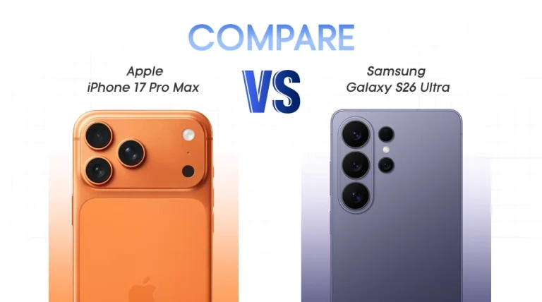Compare Apple iPhone 17 Pro Max vs Samsung Galaxy S26 Ultra
