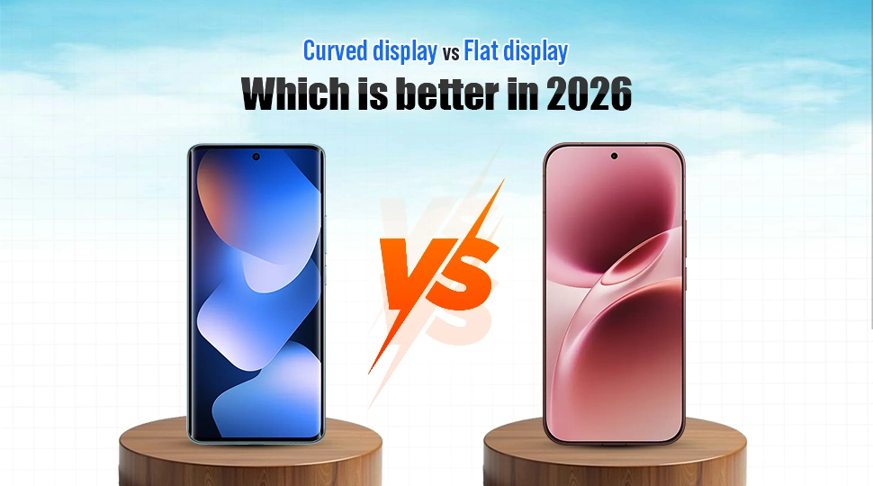 Curved display vs Flat display which is better in 2026