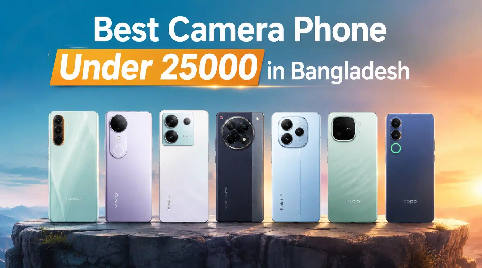 Best Camera Phone Under 25000 in Bangladesh