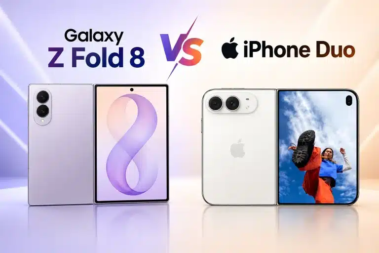 Samsung Galaxy Z Fold 8 vs Apple iPhone Duo