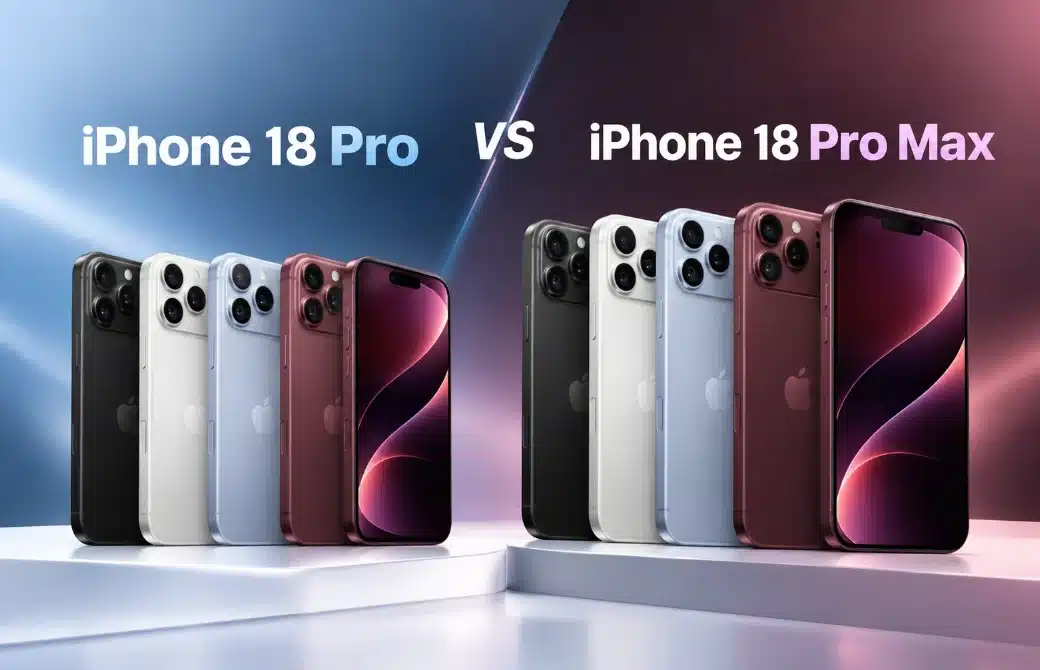 iPhone 18 Pro vs iPhone 18 Pro Max