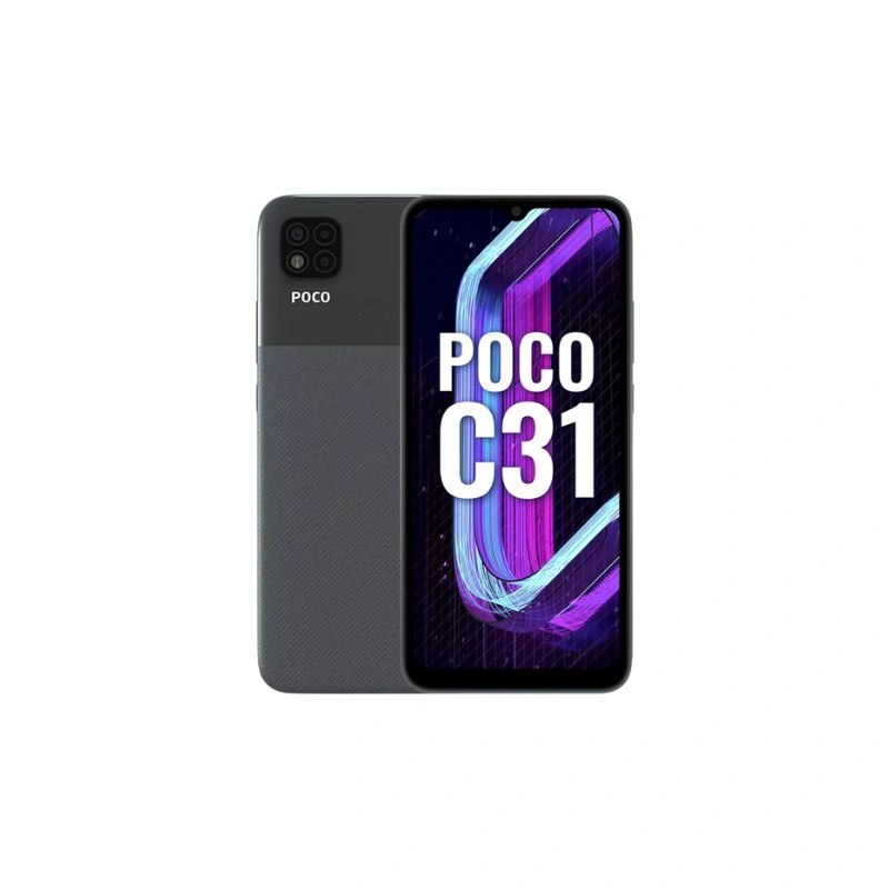 Poco C31 Matte Black Poco C31 Matte Black
