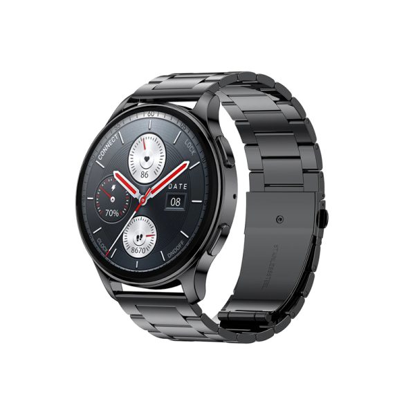 Amazfit Pop 3R Smart Watch Metallic Black strap