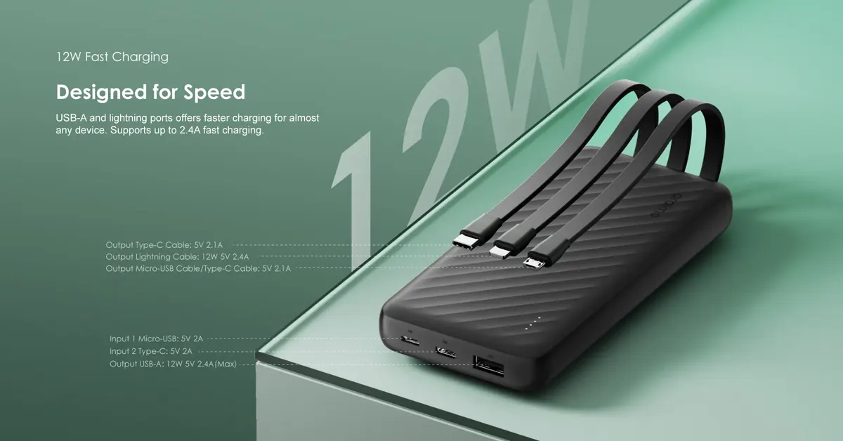Oraimo Slice Link Power bank 10000mAh