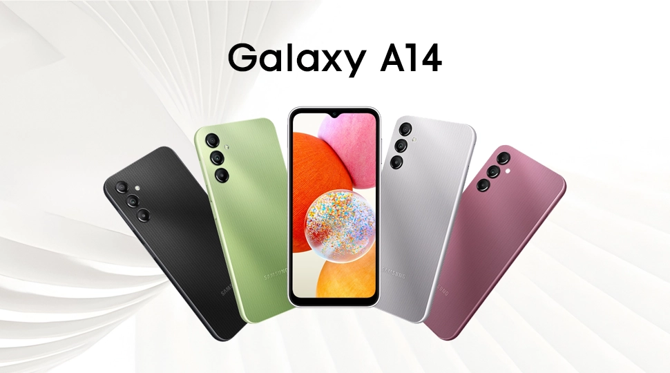 4 Colors Samsung Galaxy A14 smartphone