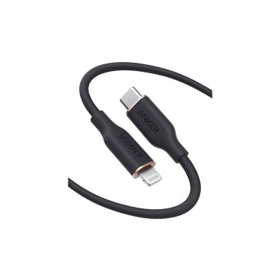 Anker PowerLine III Flow USB-C with Lightning Connector 3ft Black