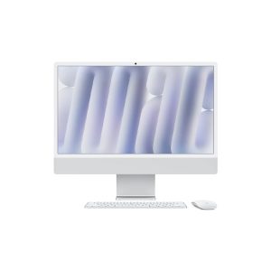This is Apple iMac 24 Inch M4 Chip Silver color