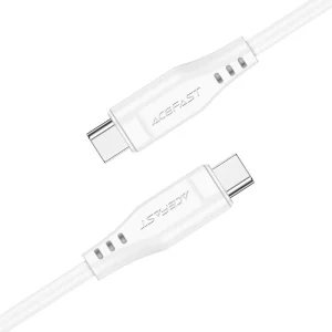Acefast C3-03 USB-C to USB-C TPE charging data cable White-
