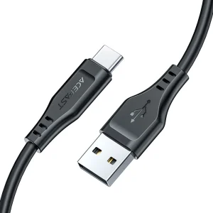 Acefast C3-04 USB-A to USB-C TPE charging data cable Black-