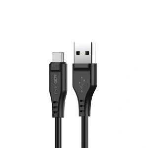 Acefast C3-04 USB-A to USB-C TPE charging data cable Black
