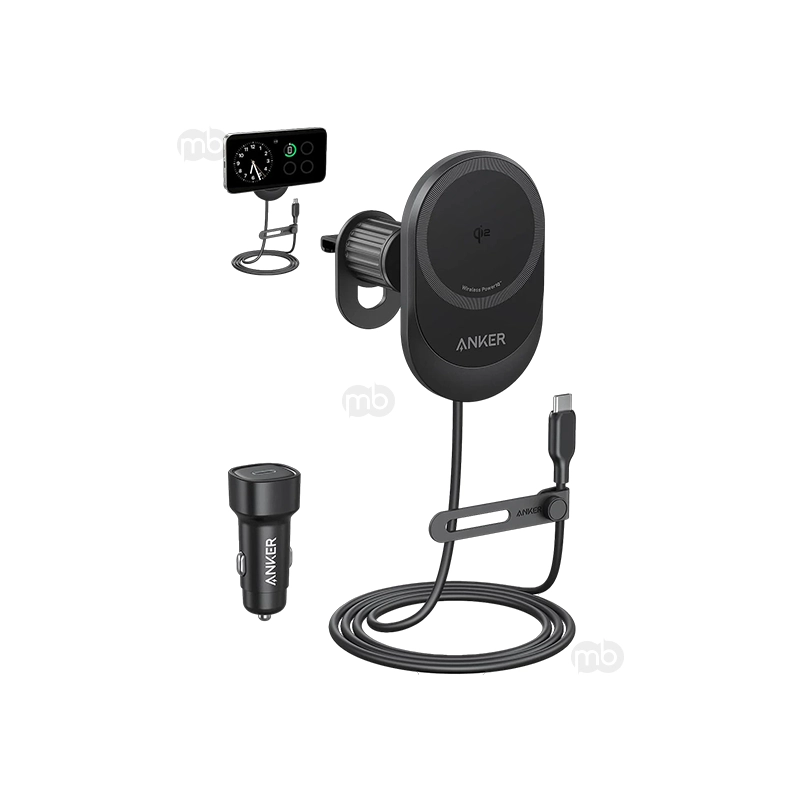 Anker MagGo Wireless Car Charge Black Anker MagGo Wireless Car Charge