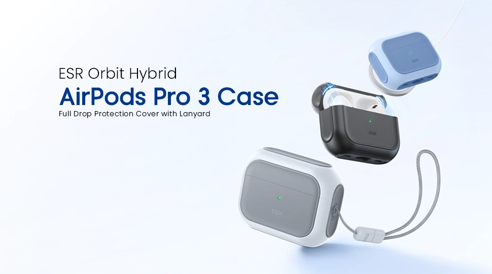 ESR Orbit Hybrid Magnetic Case for AirPods Pro 3