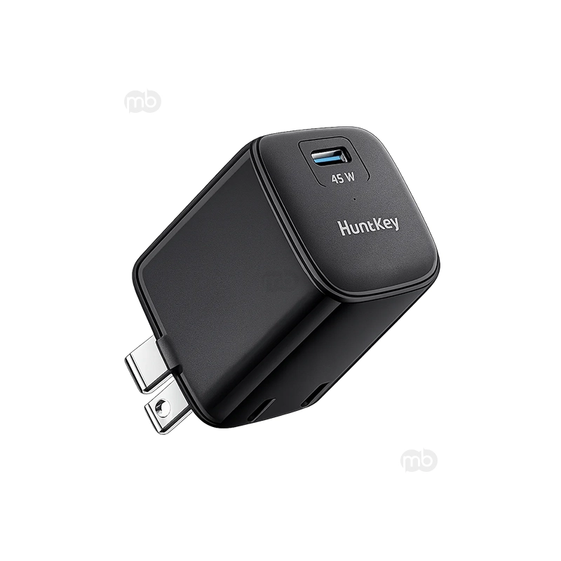 Huntkey 45w Gan Charger Black Huntkey 45w Gan Charger