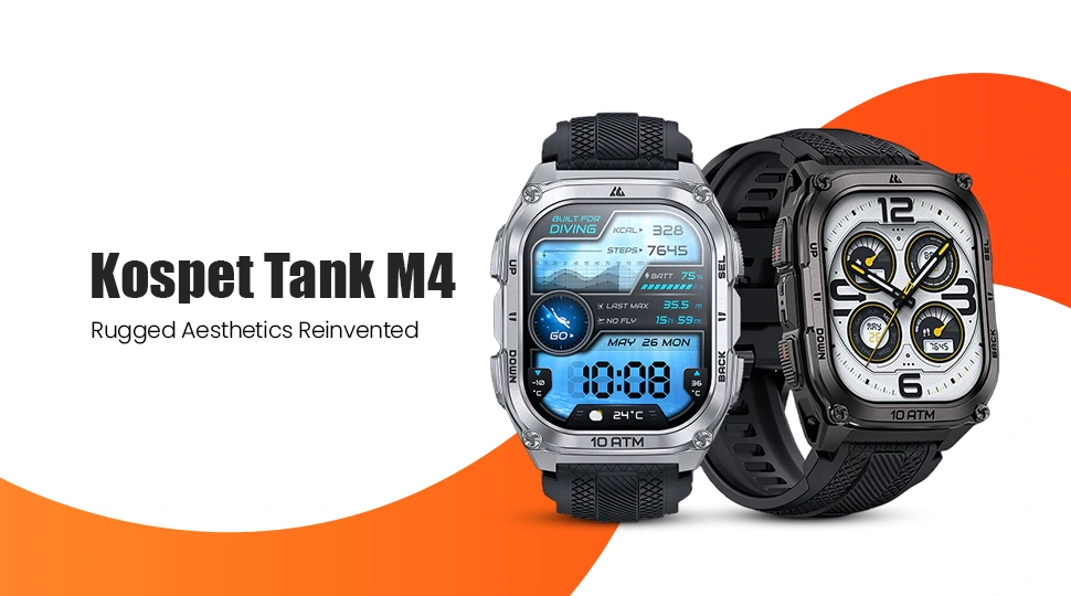 KOSPET Tank M4 Smart Watch Price in Bangladesh