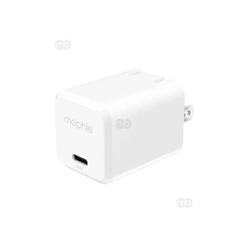 Mophie 45w Gan Charger white 1