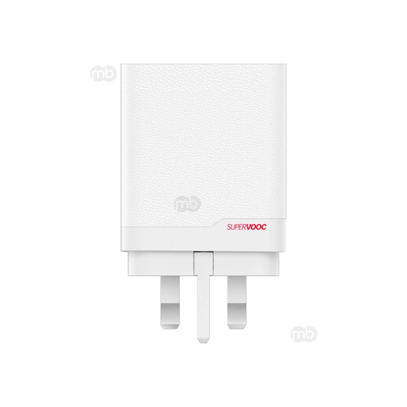 White 2 OnePlus SUPERVOOC 120W Dual Ports Power Adapter