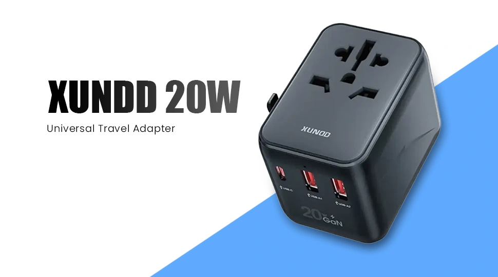 XUNDD (XDCH-069) 20W Universal Travel Adapter Price in Bangladesh