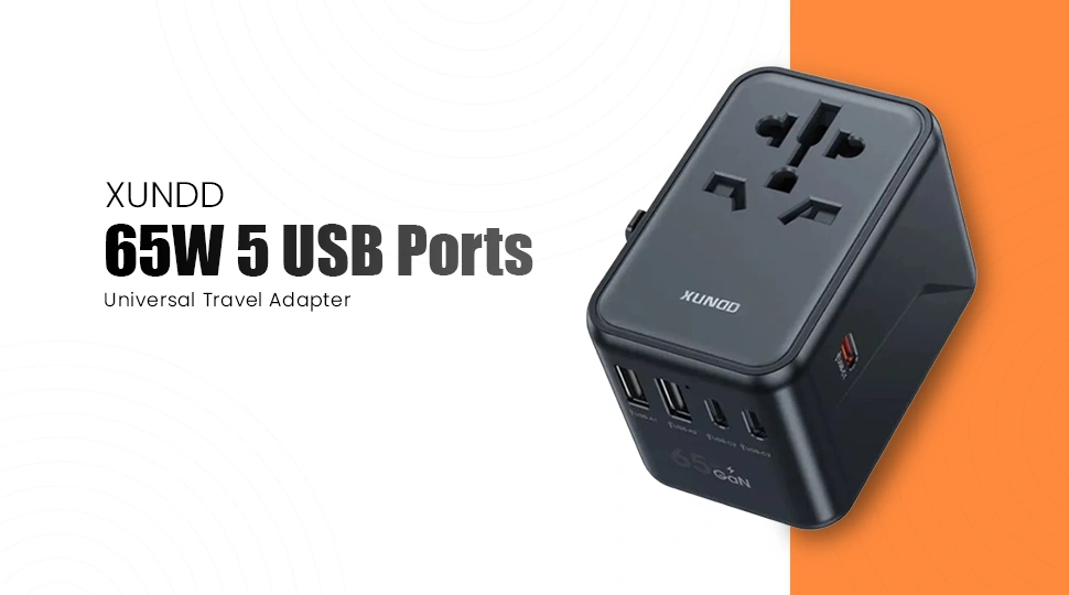 XUNDD (XDCH-072) 65W Universal Travel Adapter Price in Bangladesh
