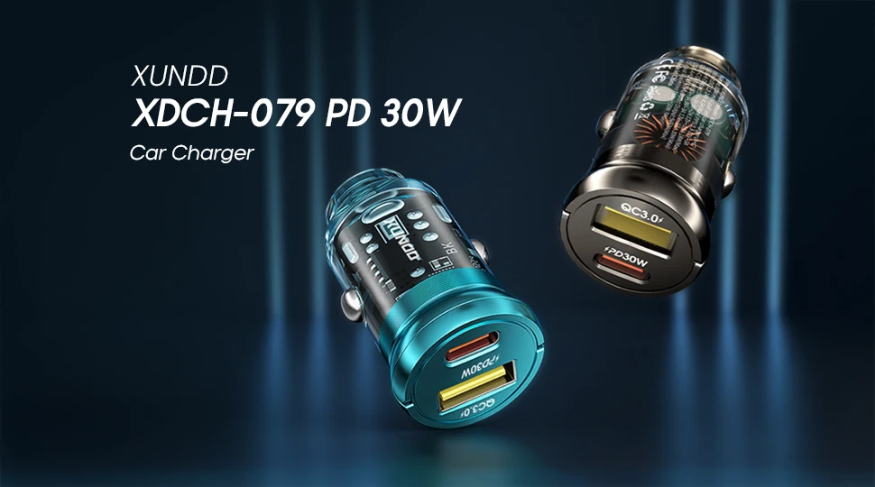 XUNDD XDCH-079 PD 30W Car Charger