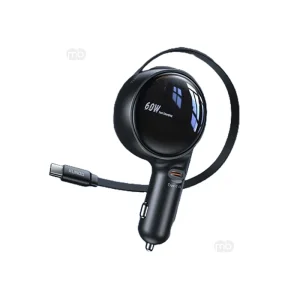 XUNDD XDCH-094 60W Retractable Car Charger