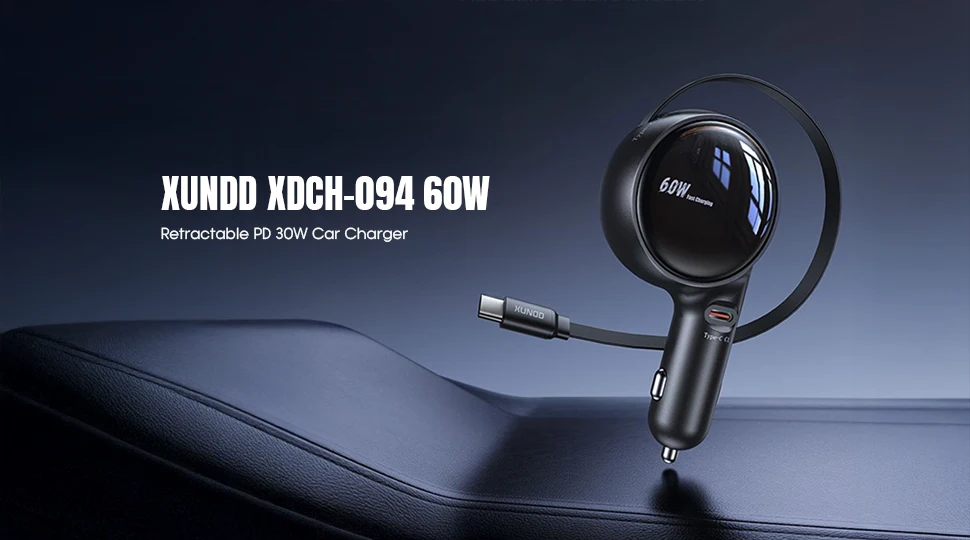 XUNDD XDCH-094 60W Retractable Car Charger Price in Bangladesh