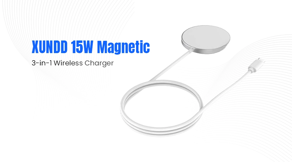 XUNDD XDCH-096 15W Magnetic 3-in-1 Wireless Charger Price in Bangladesh
