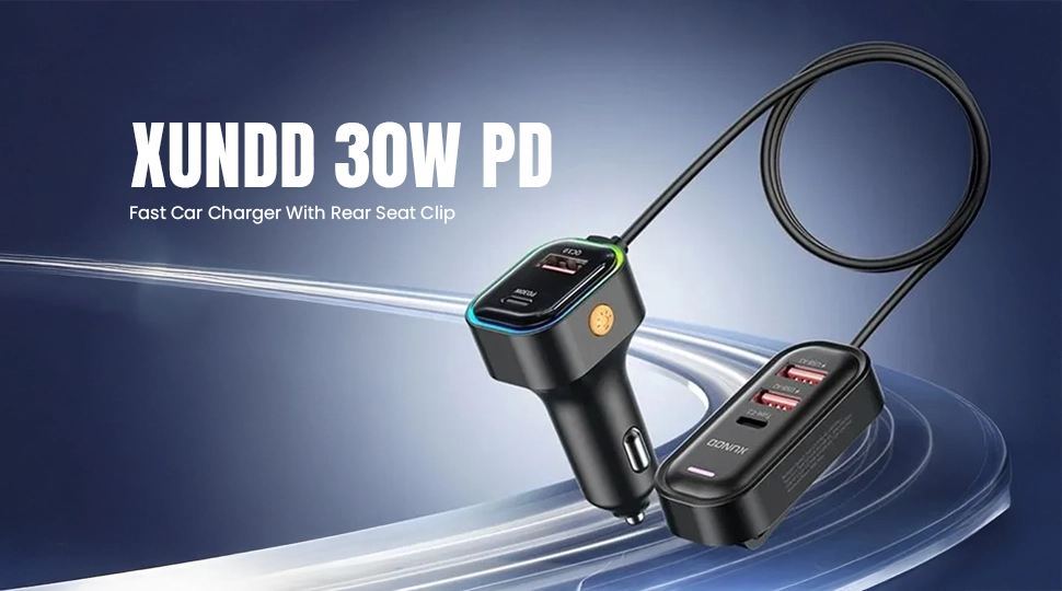 XUNDD XDCH-107 30W PD Fast Car Charger Price in Bangladesh