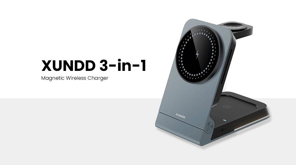 XUNDD XDCH-121 3-in-1 Magnetic Wireless Charger Price in Bangladesh