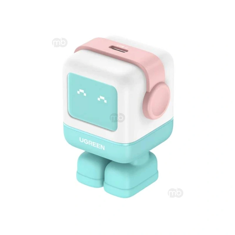 UGREEN Robot Charger Pink Blue UGREEN Robot Charger