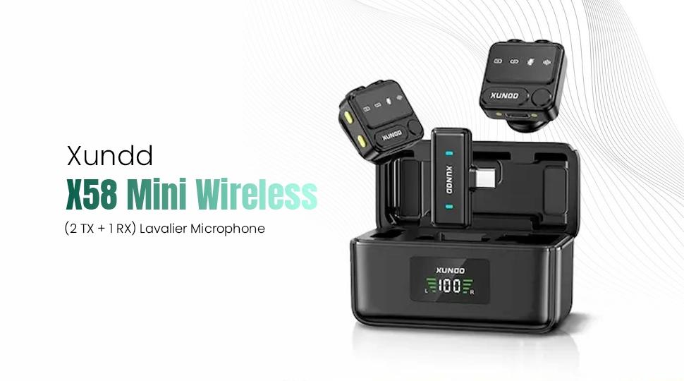 XUNDD X58 Mini Wireless Microphone