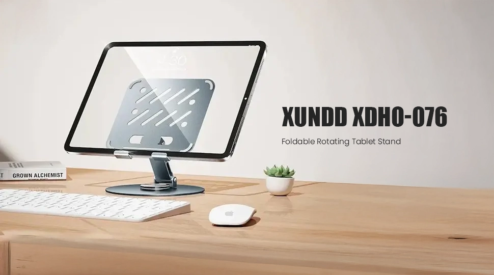 XUNDD XDHO-076 Foldable Rotating Tablet Stand