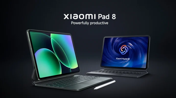Xiaomi Pad 8 With Pencil and Keyboard