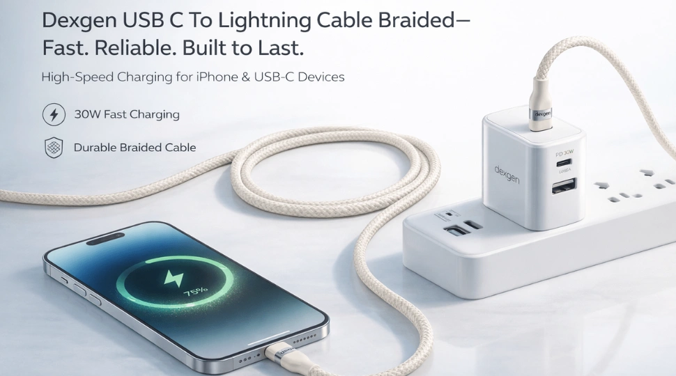 Dexgen C to Lighting Braided cable Price in Bangladesh