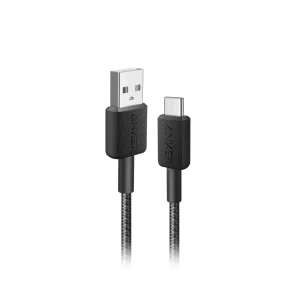 Anker 322 USB-A to USB-C Braided Cable Black