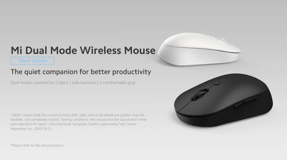 Xiaomi Dual Mode Wireless Mouse Silent Edition Price in Bangladesh