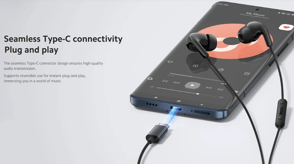 Xiaomi Type-C Wired Earphones Price in Bangladesh