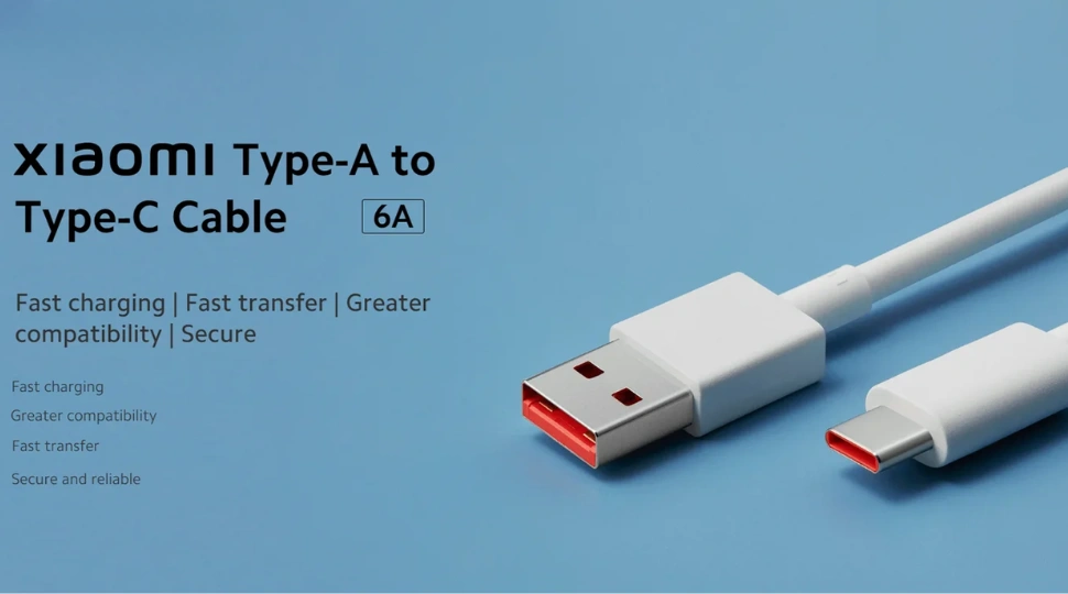 Xiaomi USB Cable Type-C 6A Price in Bangladesh