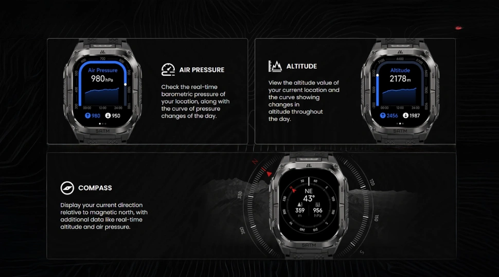 KOSPET TANK M4C Smartwatch Price in Bangladesh