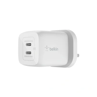Belkin Dual USB-C GaN Wall Charger with PPS 65W
