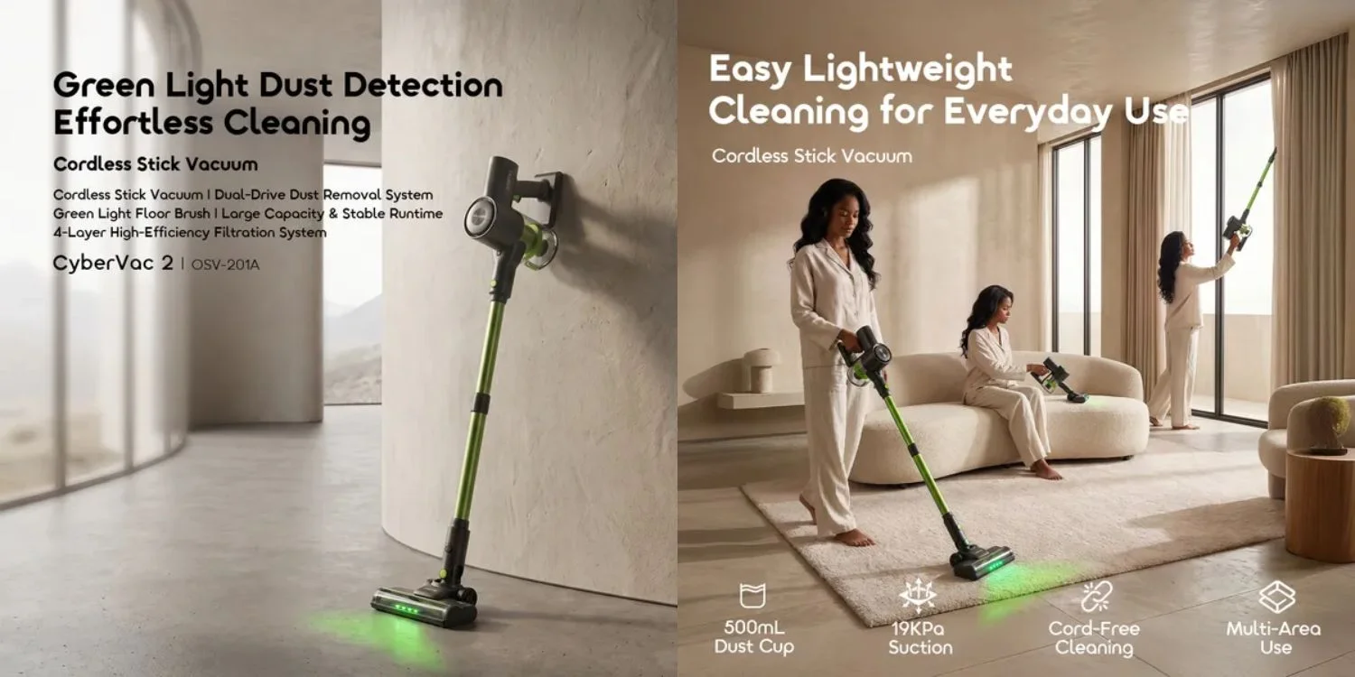 Oraimo CyberVac 2 Cordless Stick Vacuum Price in BD
