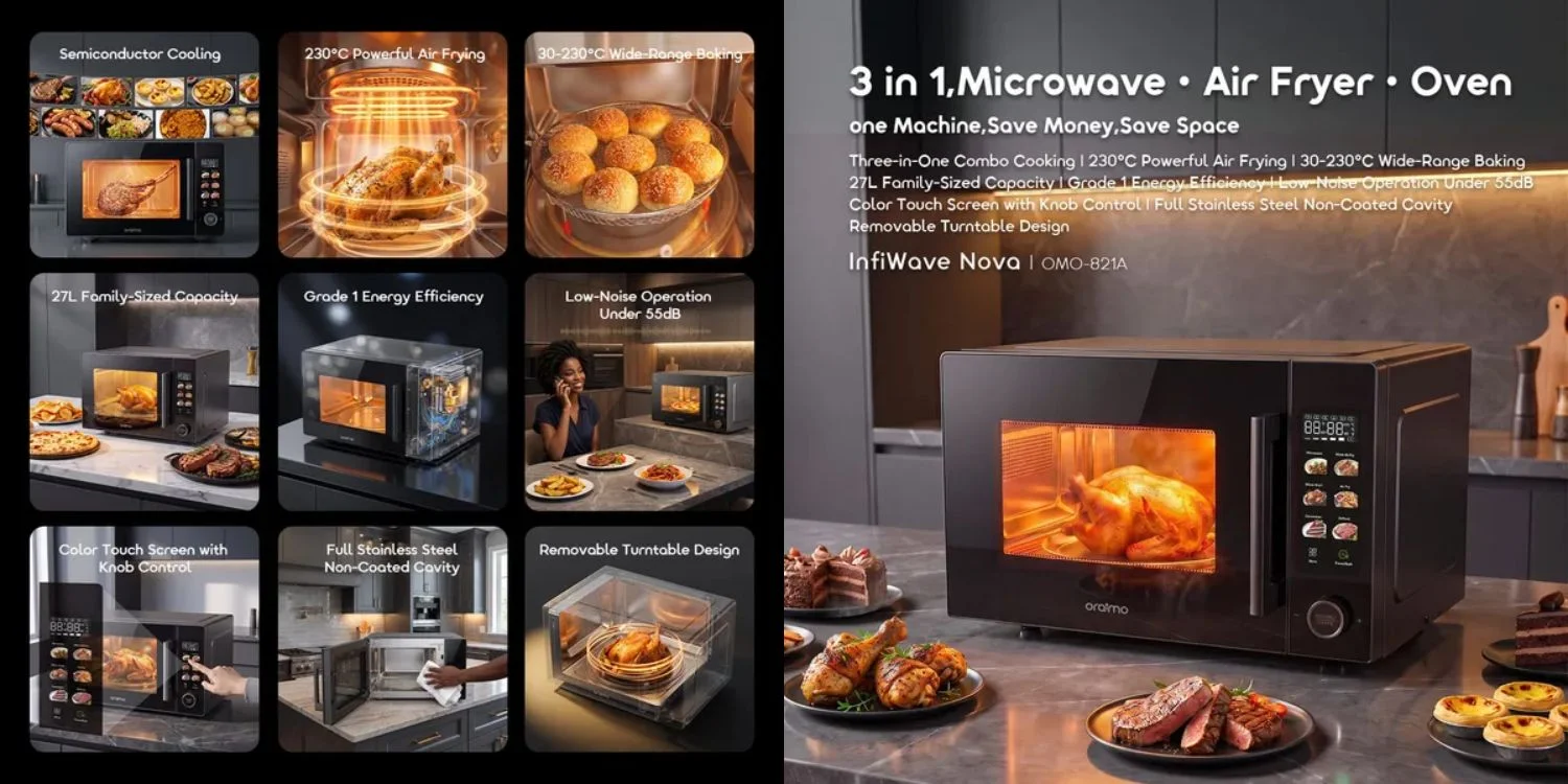 Oraimo InfiWave Nova 27L Microwave Oven Price in Bangladesh