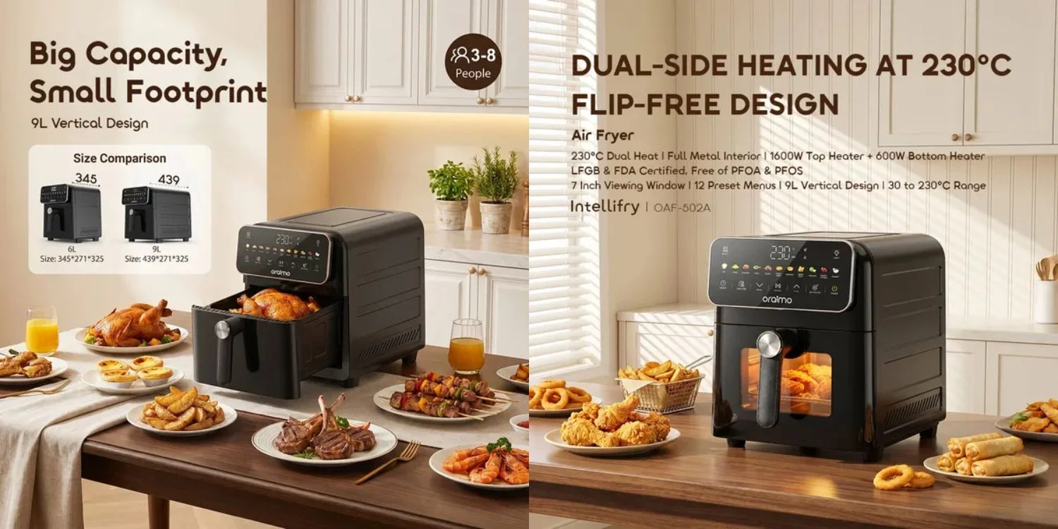 Oraimo Intellifry Air Fryer 9L Price in Bangladesh