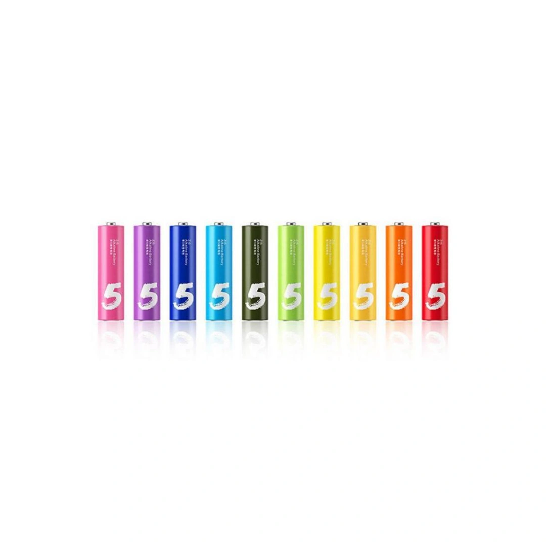 Xiaomi ZMI Rainbow 1.5V AA Alkaline Battery Set Xiaomi ZMI Rainbow 1.5V AA Alkaline Battery Set