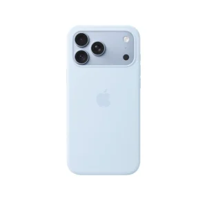 iPhone 18 Pro Max Silicone Case with MagSafe Crisp Blue