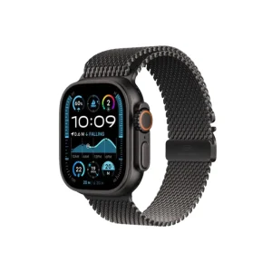 Apple Watch Ultra 2 with Titanium Milanese Loop 2024 Black Titanium