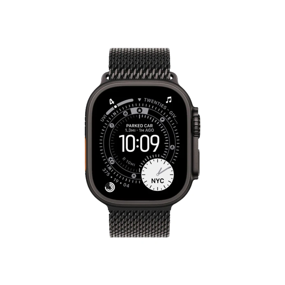 Apple Watch Ultra 3 Titanium Milanese Loop Black Apple Watch Ultra 3 Titanium Milanese Loop Black