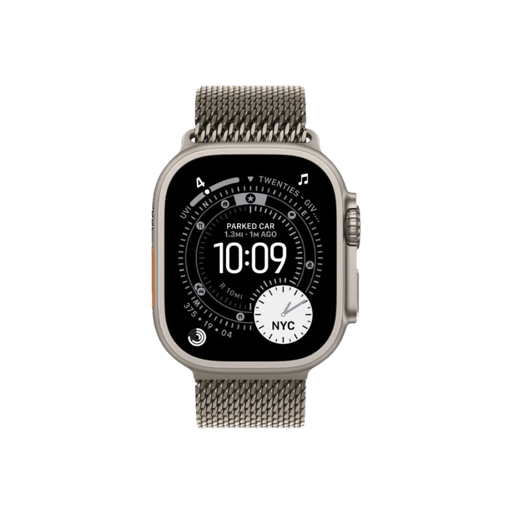 Apple Watch Ultra 3 Titanium Milanese Loop Natural Apple Watch Ultra 3 Titanium Milanese Loop Natural
